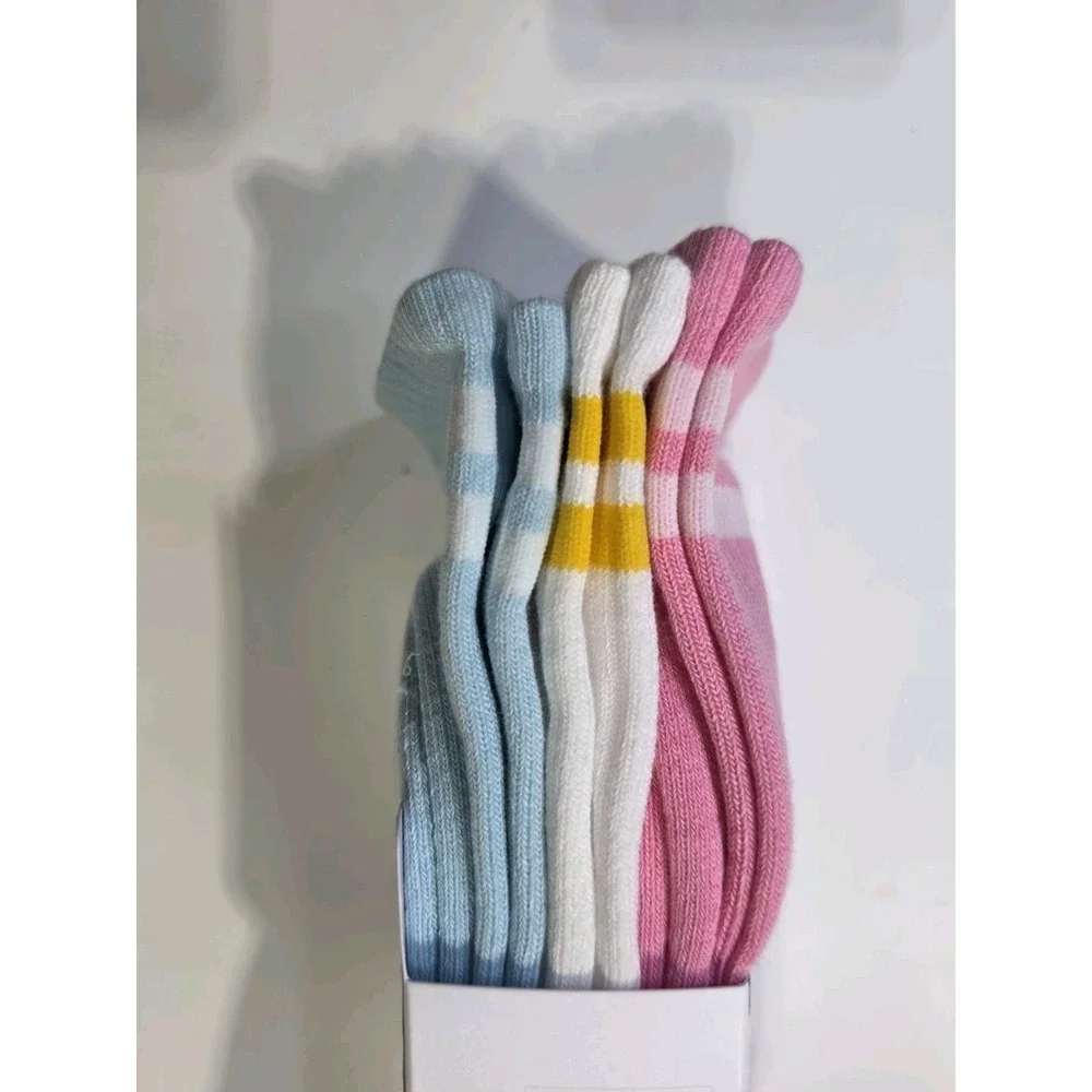 Lululemon Daily Essential Crew Socks 3 Pack XL Pink Blue White NWT Unisex